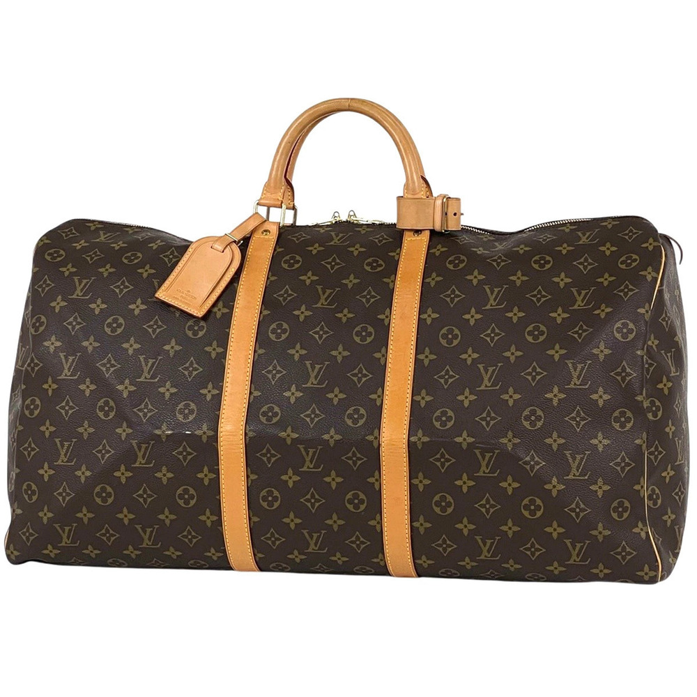 Louis Vuitton Keepall Boston Bag Monogram Brown